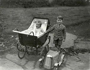 Portrait of two children - December 1943