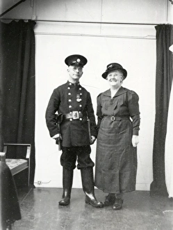 Boots Prints: Portrait of a Fireman and his wife - October 1940