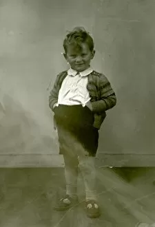 Images Dated 2nd July 2015: Portrait of a young boy - April 1948