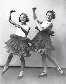 Display Prints: Portrait of two young dancers - April 1939