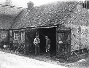 Craft Prints: Pyecombe Smithy - April 1947