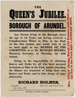 Queen Victoria Jubilee Celebrations poster #1. 1887