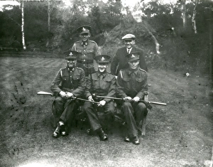 Military Prints: R. D. G. Du Cane - Searchlighters at range, May 1940