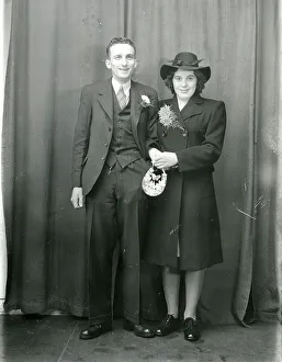 Wartime Prints: Reed - Whittington wedding, January 1945