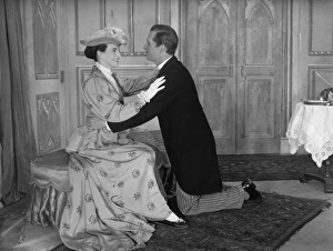 Romantic scene in a play Romantic scene in a play