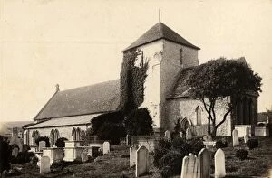 Images Dated 9th October 2012: Rottingdean: The Church of St Margaret, 20 September 1897