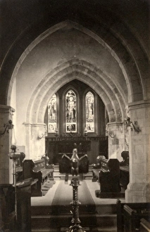 Rottingdean: Interior of St Margarets Church, 20 September 1897 Rottingdean: Interior of St Margarets Church, 20 September 1897
