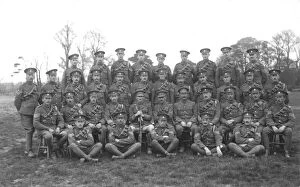 Images Dated 29th July 2014: RSR 16th Battalion, Sussex Yeomanry, group photograph
