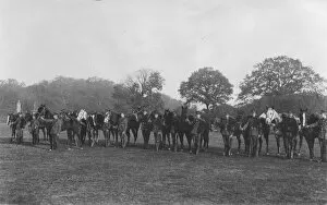Images Dated 1st August 2014: RSR 16th Battalion, Sussex Yeomanry, dismounted cavalry