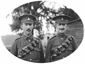Images Dated 1st August 2014: RSR 16th Battalion, Sussex Yeomanry, portrait of two soldiers