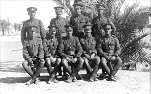 Images Dated 1st August 2014: RSR 16th Battalion, Sussex Yeomanry, C Company Sergeant and B Company CSMs