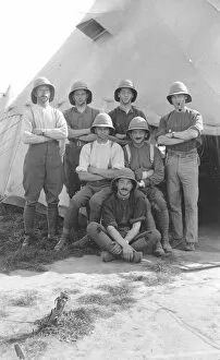 Images Dated 29th July 2014: RSR 16th Battalion, Sussex Yeomanry, in camp