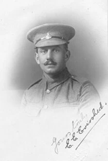 Images Dated 1st August 2014: RSR 16th Battalion, Sussex Yeomanry, E. E. Evershed portrait