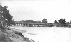 Royal Sussex Regiment Collection: RSR 2 / 6th Battalion, Battalion crossing Cauvery at Seringapatam'