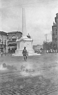 Images Dated 6th March 2015: RSR 2 / 6th Battalion, Black Hole Monument, Calcutta 1916