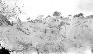 Images Dated 19th September 2014: RSR 2 / 6th Battalion, Native village near Burhan, 1917