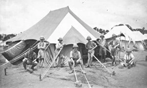 Images Dated 9th September 2014: RSR 2 / 6th Battalion, The Studio, Hebal Camp, 1916