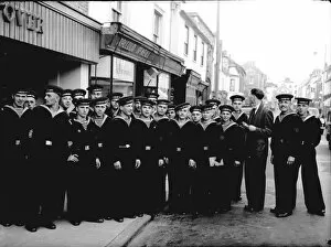 Urban Collection: Russian Navy cadets in Chichester. c1962