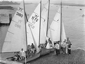 Sport Prints: Sailing school, Bosham, 12 Apr 1962
