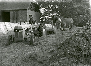 Machine Prints: Silage making at Brinsbury Farm, Adversane - July 1948