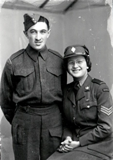 My sister outranks me! - February 1945