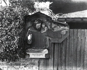 Church Prints: St Christopher road sign at Treyford - 27 January 1946