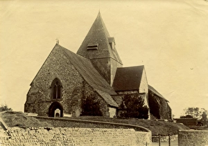 Flint Prints: St Margarets Church, Ditchling