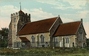 Post Card Prints: St Oswald Church, Hooe