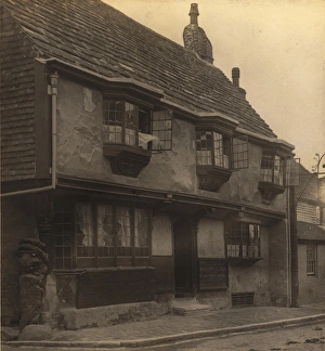 John Fletcher Collection - 'Wanderings In Sussex' Prints: The Star Inn at Alfriston, 1908