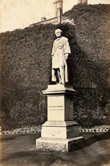 Victorian Prints: The statue of Sir John Cordy Burrows, 8 April 1893