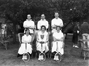 Ladies Prints: Tennis final at Wynstrode - Pulborough Team