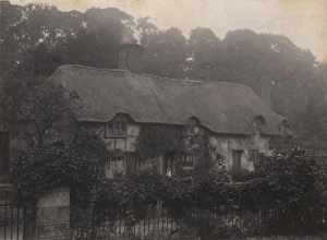 Thatched cottages in Easebourne, 1906