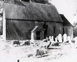George Garland Prints: Upwaltham Church - 16 May 1945