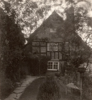 Garden Prints: View of Peartree Farm (Billingshurst) from the garden, 1910