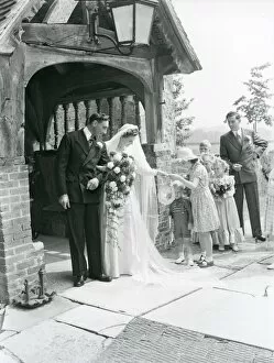 Images Dated 30th May 2008: Wedding, 1953