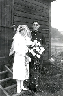 Groom Prints: Wedding Couple, 15th October 1927