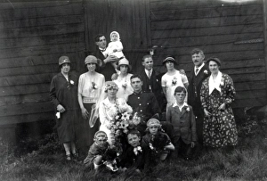 Wedding group, 15th October 1927