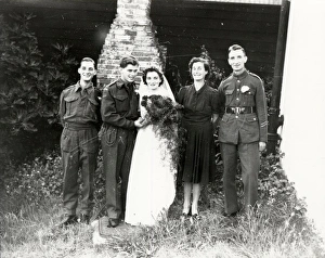 Wedding group, c1942 Wedding group, c1942