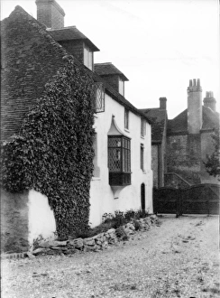 Village Prints: The White House, Amberley, front view, May 1928
