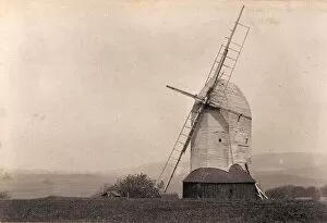 Images Dated 22nd January 2014: The Windmill at Rodmell, 1908