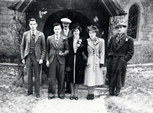 A winter wedding - about 1941