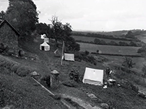 Military Prints: Womens Auxiliary Territorial Service in Camp - August 1939