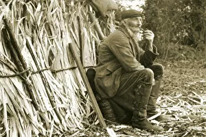 Rural Collection: Woodcutter at Findon
